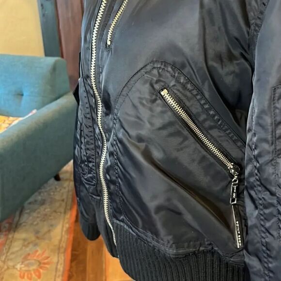Point Zero Nicole Benisti water/wind resistant puffer bomber jacket, M! - Picture 5 of 15